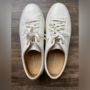 Cole Haan Grand Crosscourt II Sneakers Men's Size 9.5 White Leather